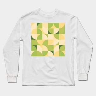 Modern Geometric (Avocado) Long Sleeve T-Shirt